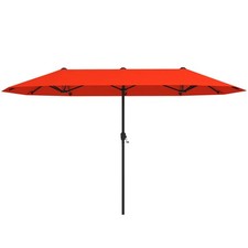 13 FT Large Patio Umbrella Outdoor Double-Sided Table Market Umbrella for Garden