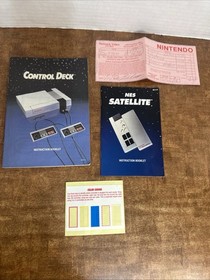 Original Nintendo NES Sports Set Box, Styrofoam, Manual, Posters NO CONSOLE Mint