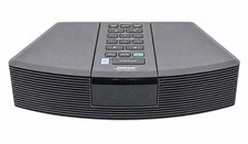 Bose Wave Radio AWR1-1W AM/FM Alarm Stereo System Black Tested AUX Input