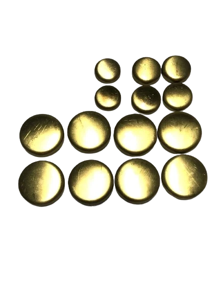 Brass Welch Welsh Freeze Core Plug Set Gallery Kit Fits Ford Falcon 6 4.0 EA-FG - image 2 of 3