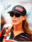 Leah Pritchett Pruett signed GUMOUT NHRA TOP FUEL DRAG RACING 85x11 Photo