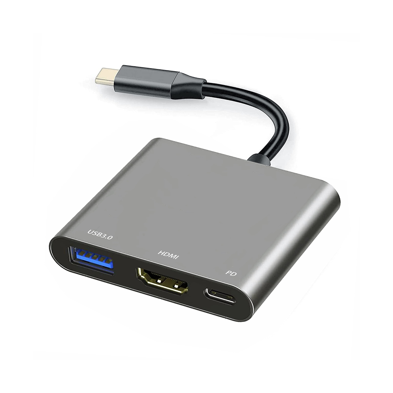 USB C to HDMI Multiport Adapter with Charging Port for Laptop Tablet-image