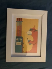 Retro / Vintage Style Nursery Prints Framed With Mount 7” X 5”