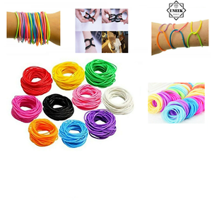 Gummy-pulseras-de-la-amistad-X-12-bandas-de-goma-pulseras-Jalea-Brazaletes-cormoran-monudo-Reino