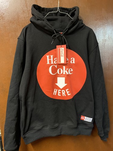 Freeze Max Herren Schwarz Coca-Cola Have A Coke Here Pullover Hoodie - Bild 7 von 9