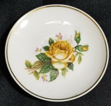 Vintage Children's Tea Set Saucer Plate Yellow Roses Japan