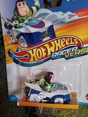 New Buzz Lightyear Hot Wheels Racer Verse Disney Car Pixar Diecast 1:64 Scale