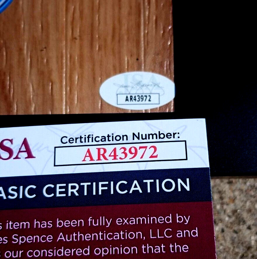 BISMACK BIYOMBO Thunder SIGNED & FRAMED Floor JSA COA OKLAHOMA CITY - Image 2 of 2