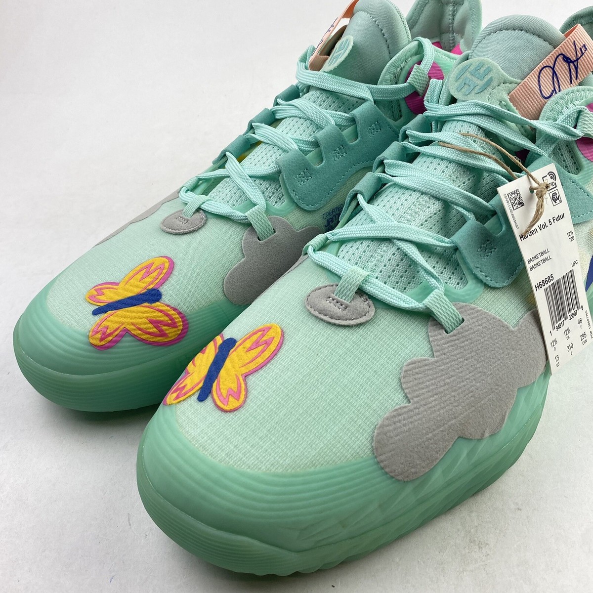 Adidas Harden Vol 5. Futurenatural Clear Mint Floral Mens 
