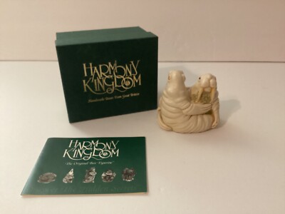 Harmony Kingdom  Love Seat  Walruses Trinket Box ~ 1994 Retired ~ Mint in Box