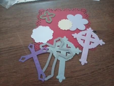 SET HANDMADE PAPER DIES FOR SCRAPBOOKING/JOURNALS NEW (DIES504)