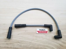 Ton's 8mm GRAY SPARK PLUG WIRES HARLEY SOFTAIL 00-17 DYNA 99-17 SUPER FX USA