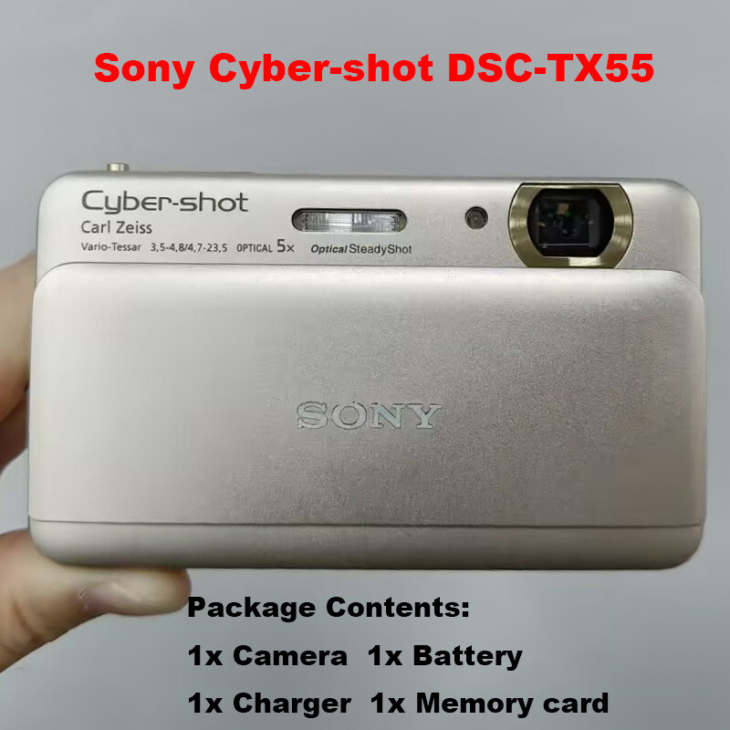 Sony Cyber-shot DSC-TX55 16.2MP 5x Zoom CMOS Vintage Digital