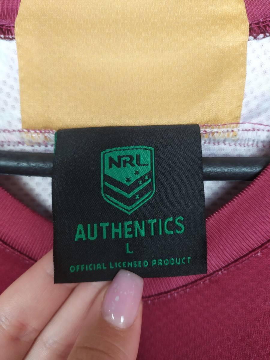 QLD Maroons Jersey Rugby Shirt Multicolor ISC Polyester Mens