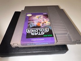 Star Soldier (NES, 1988) CARTRIDGE +Dustcover Tested CLEAN Working Nintendo