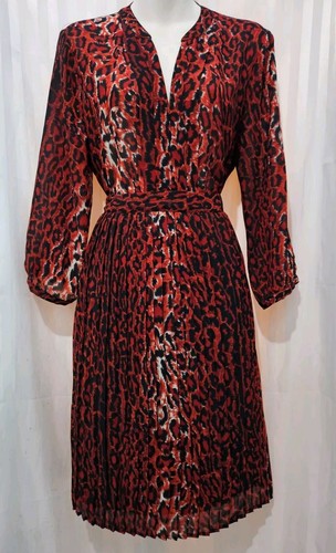 DIANA FERRARI Red Leopard Shirt, As New, 14 - Picture 9 of 9