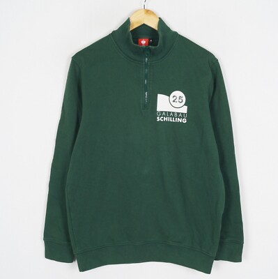 ENGELBERT STRAUSS Men's Jumper Size M Green Cotton