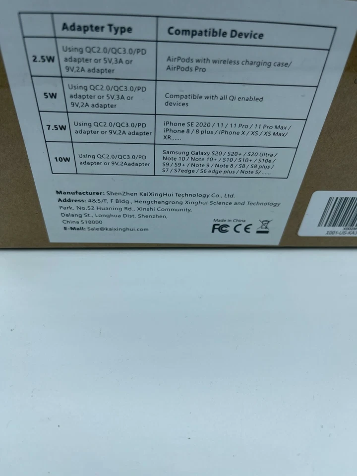 Wireless Charging Station - 3 In 1 Premium - Qi-Compatible Charging Stand KA301 - Image 2 of 3