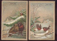 1880's SCRANTON, PA  2 MATCHING TRADE CARDS, SIMON PURE BAKING POWDER CO  C1247