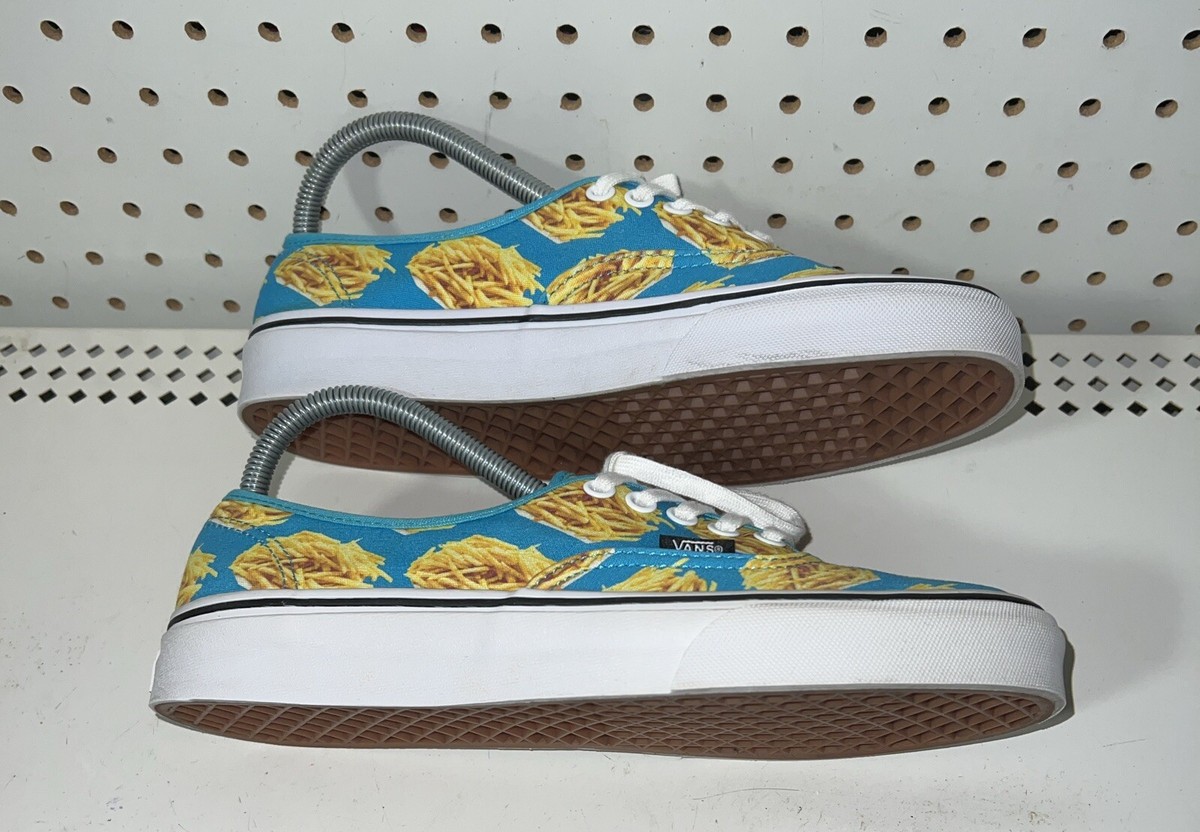 VANS Authentic Late Night Pack Fries Athletic Skate Shoes Mens Size 7.5 Womens 9 VANS Authentic Late Night Pack Fries Athletic Skate Shoes  main image 2