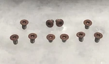 Copper Stainless Screws For Benchmade Bugout 535BK Bailout 537 Mini Bugout Knife