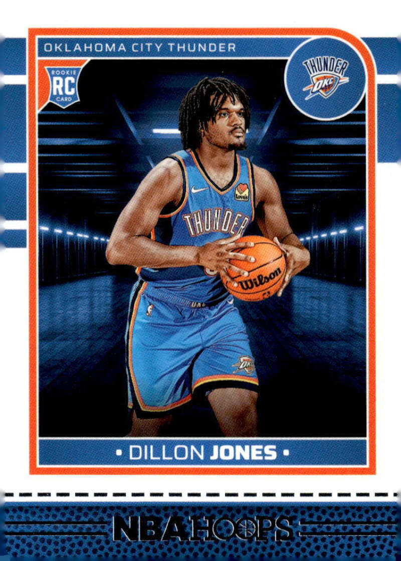 Dillon Jones RC 2024-25 Panini Hoops #256 ROOKIE NBA Thunder Dillon Jones RC 2024-25 Panini Hoops #256 ROOKIE NBA Thunder