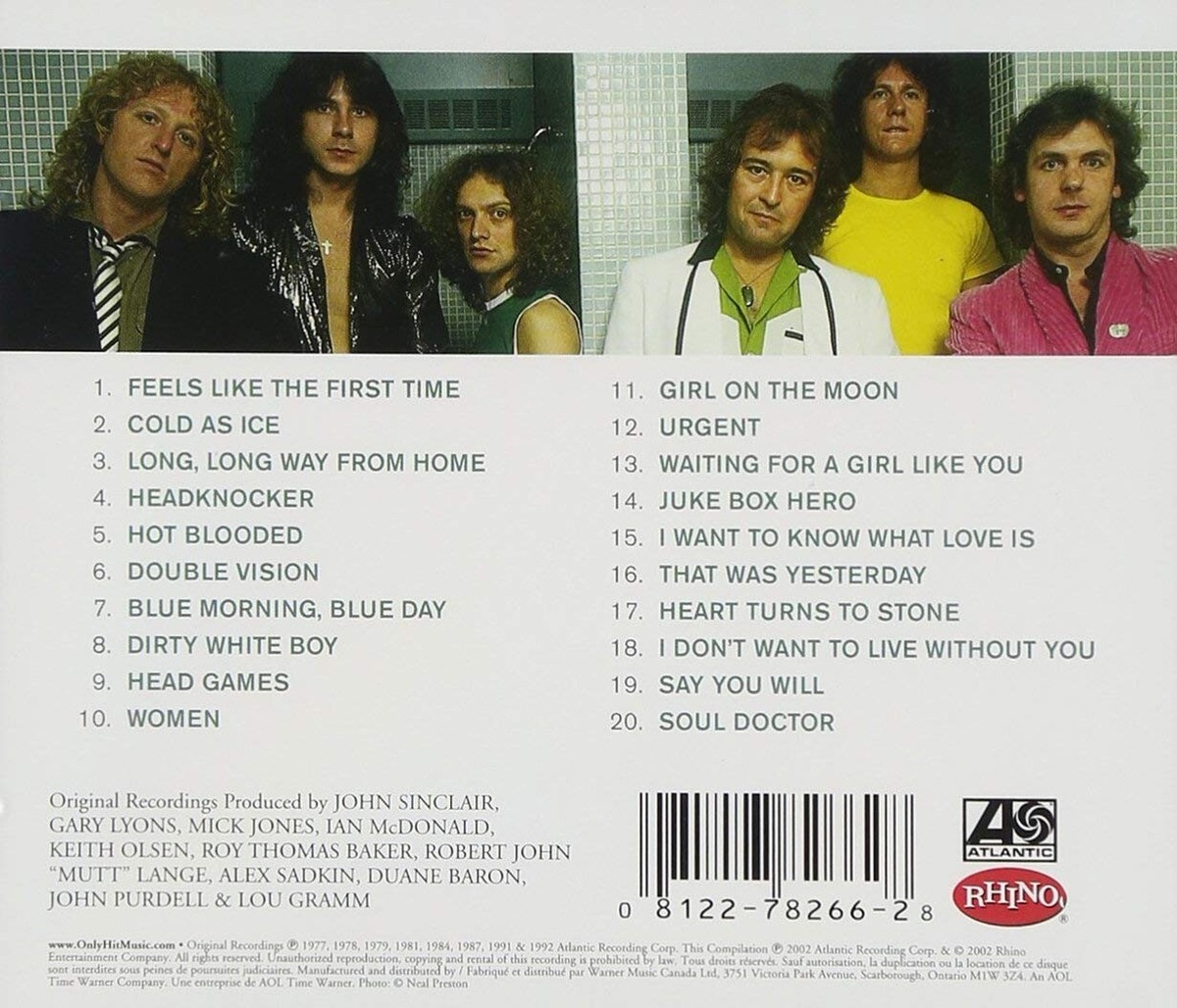 Complete Greatest Hits by Foreigner (CD, 2002) for sale online | eBay