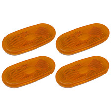 4 x YOU.S Genuine Reflector Self Adhesive for Trailer Motorhome Fence Posts