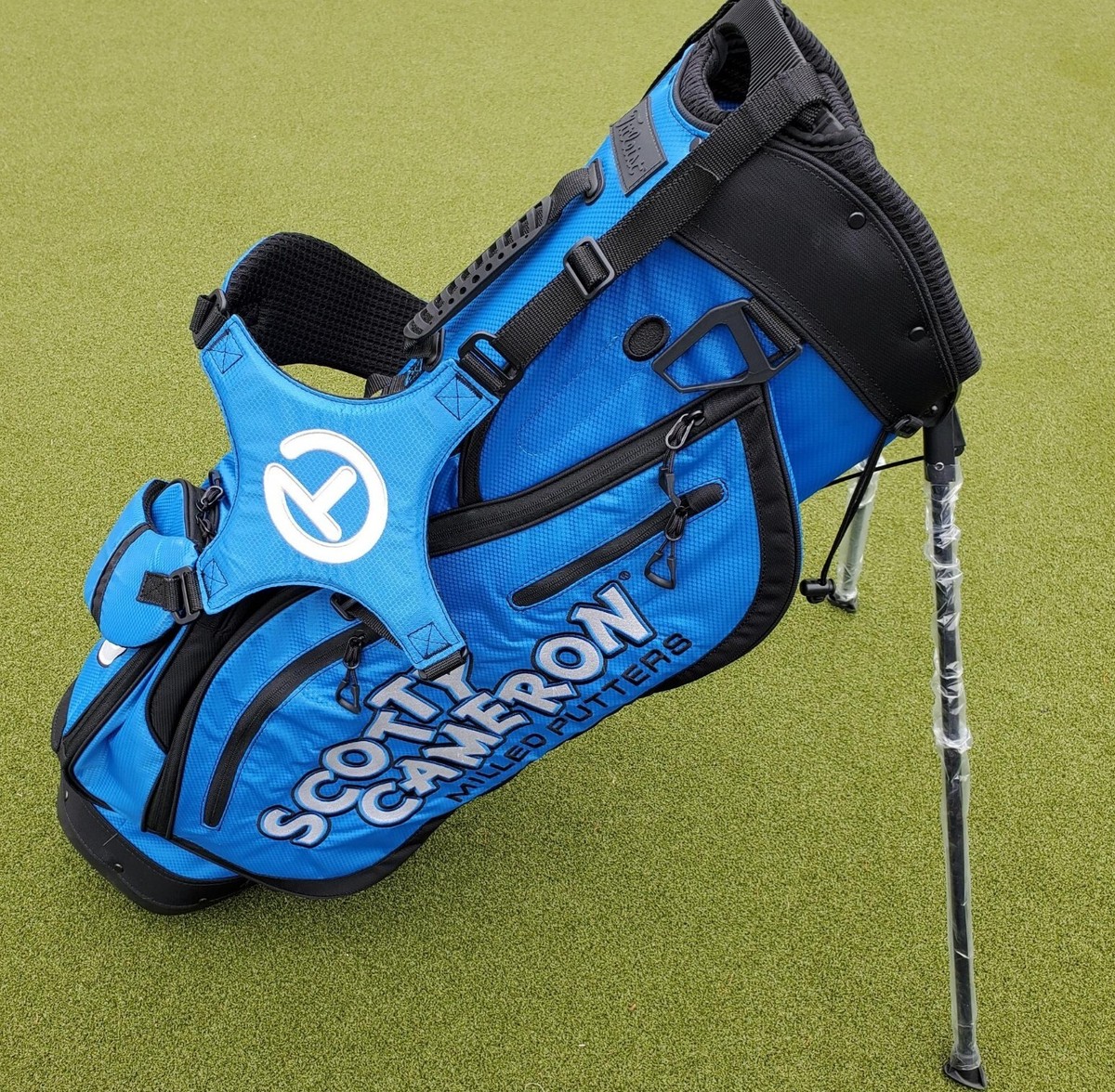 ゴルフバッグ・キャディバッグ Scotty Cameron Circle T Stand Bag Scotty Cameron 2023 Limited Release Mainstay Navy Pathfinder