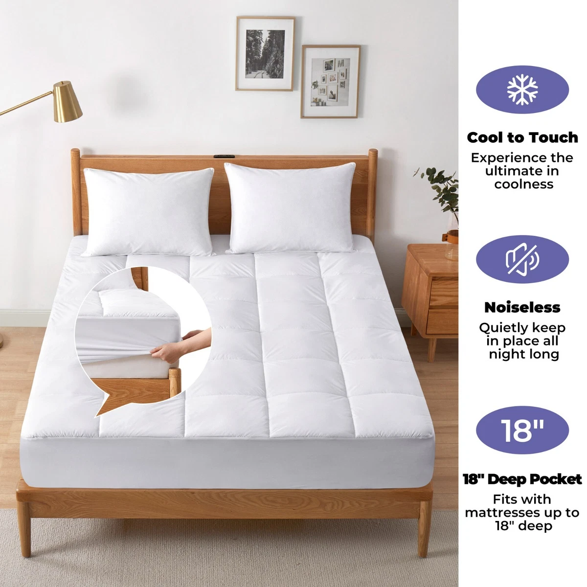 Temperature control 2025 mattress pad