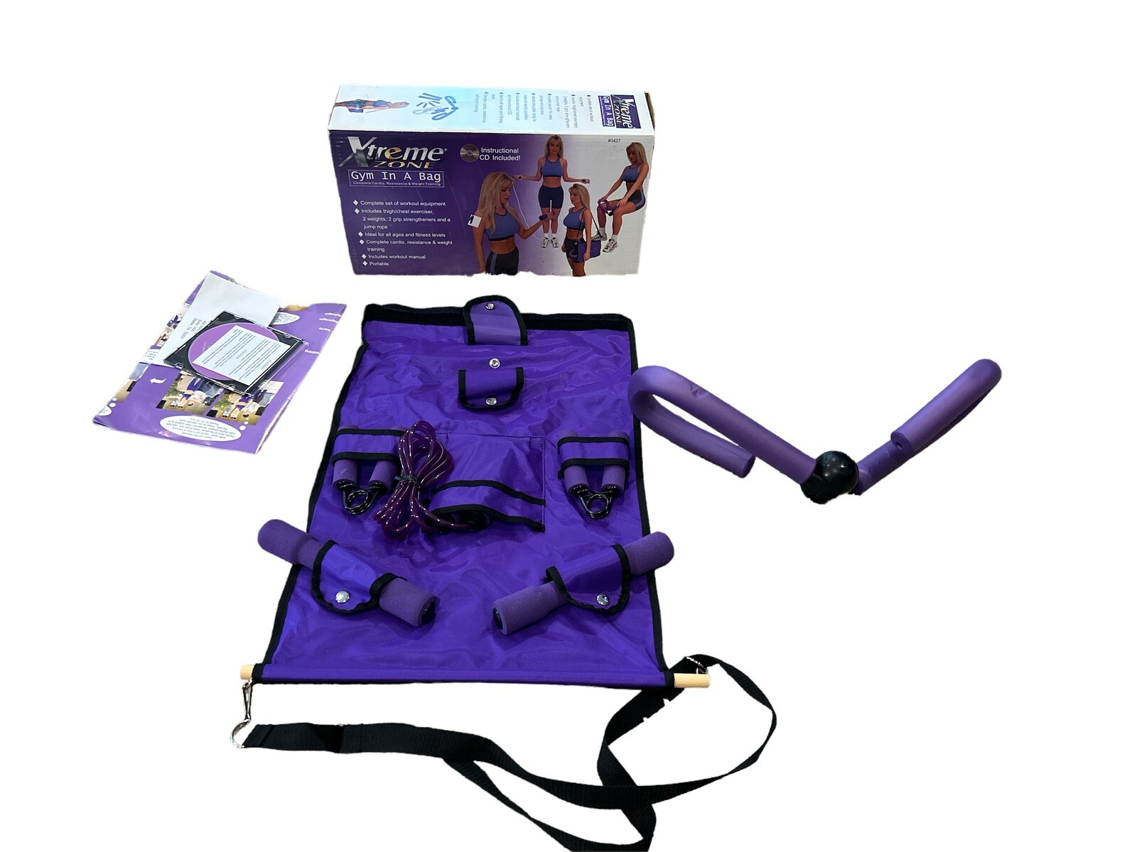 Extreme Zone Gym In A Bag Complete Cardio Resistance & Weigh