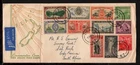 NEW ZEALAND 1946 1st APRIL PEACE STAMPS FULL SET on ILLUSTRATED FIRST DAY COVER
