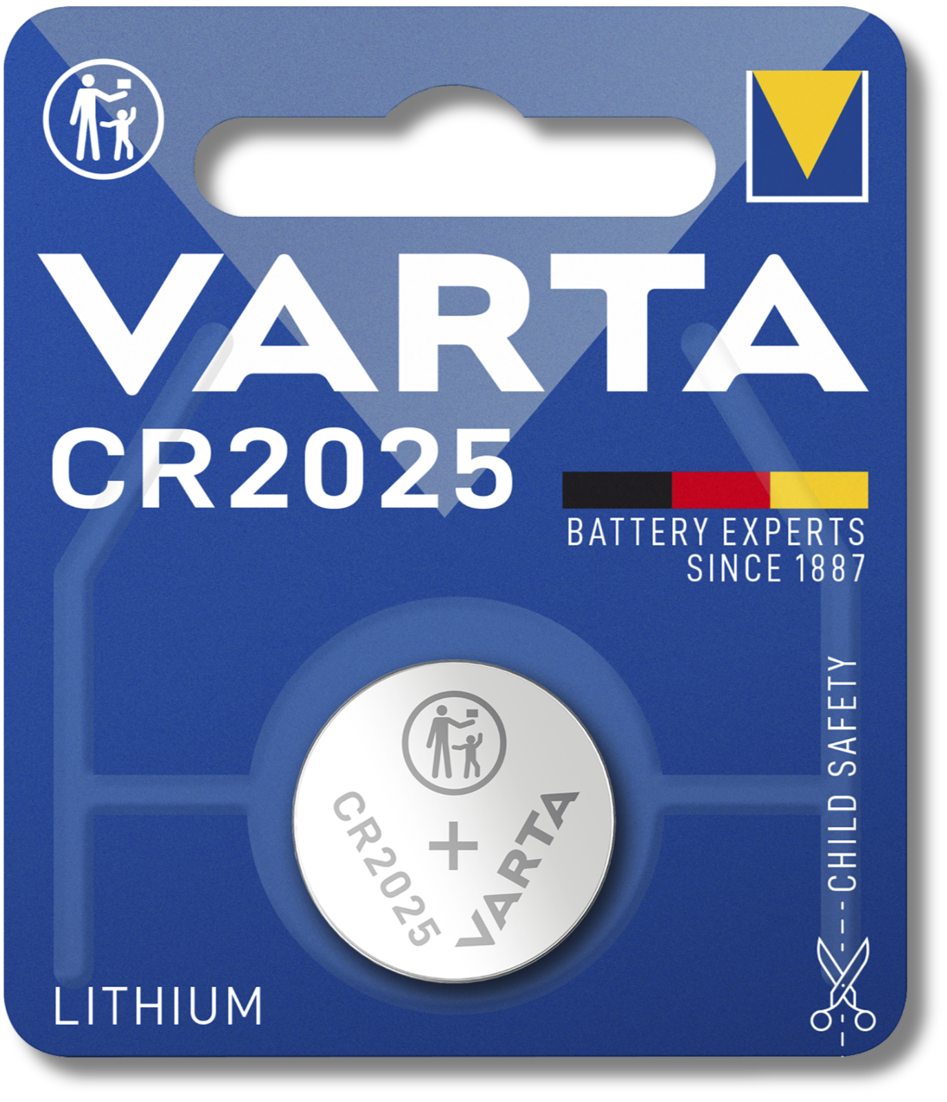 1x VARTA CR2025 Battery High Quality Lithium Cell 3V DL2025 *EXPIRY 04/2034*