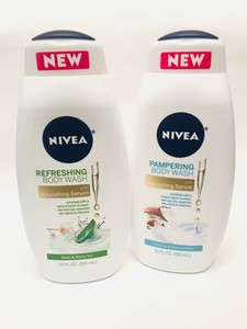 nivea body wash with nourishing serum