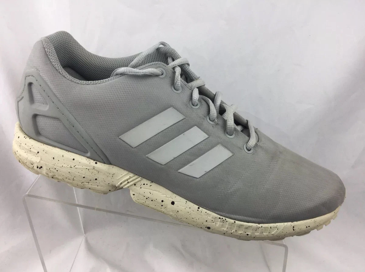 terciopelo Prestado Metropolitano Adidas ZX Flux Men&#039;s Shoes Clear Onix/Grey/Chalk White s31517 Size  12.5 | eBay