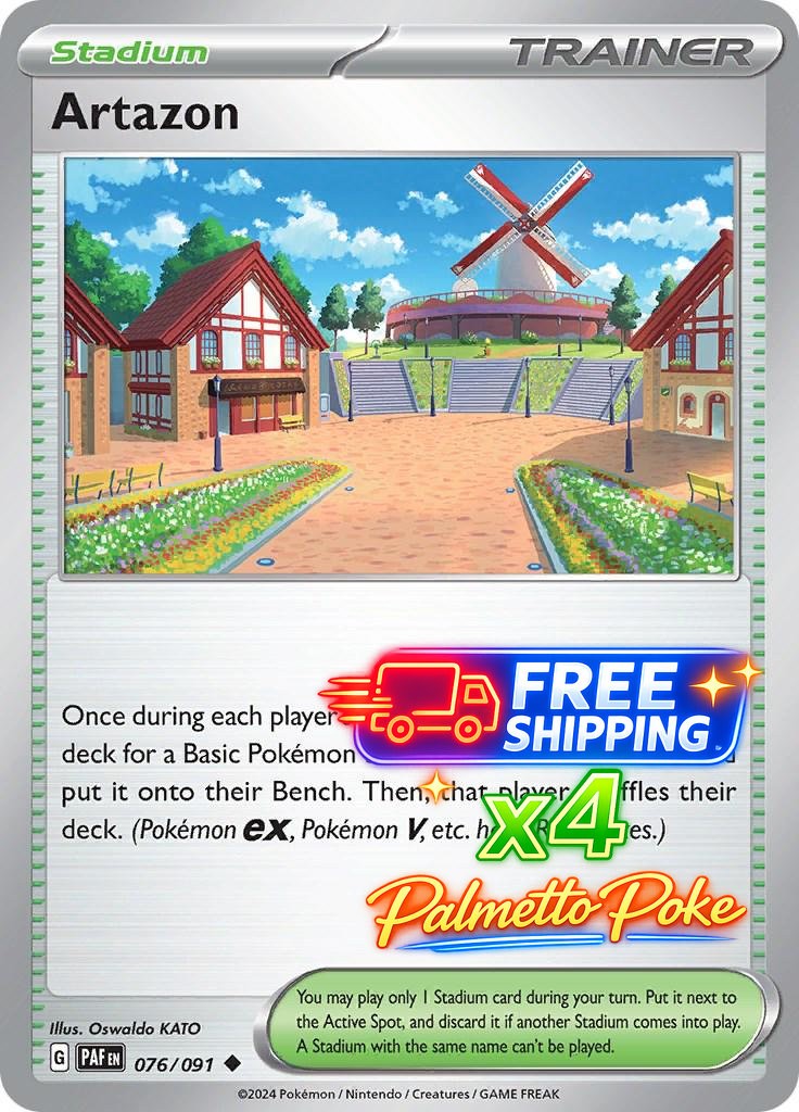 X4 Artazon 76 NM  Paldean Fates Playset