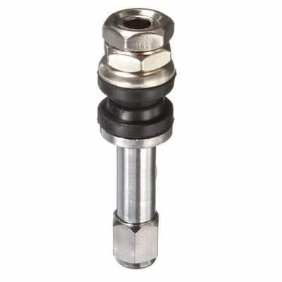 #ad 4Pcs TR48 Bolt Screw On Tire Valve Stem Chrome Metal High Pressure Flush W $6.85