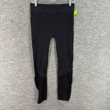 New Xersion Activewear Leggings Women XL Black Mid Rise Capri Pull On Stretch