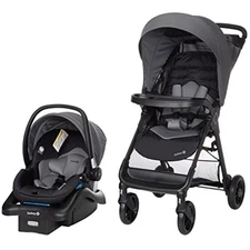 Safety 1st Smooth Ride Travel System Stroller Car Seat Combo, Monument