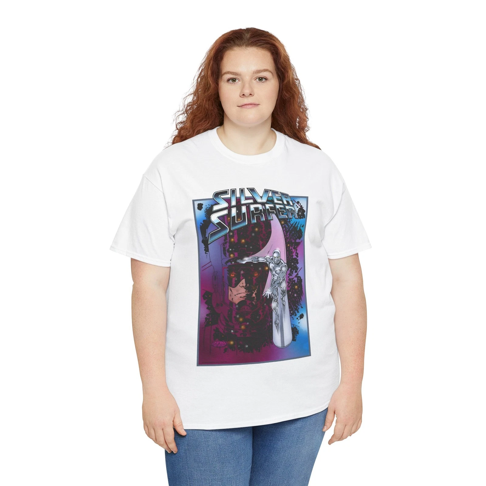 Silver Surfer & Galactus T-Shirt - John Byrne Art - Marvel Comics