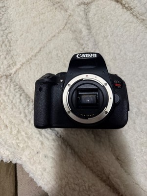 Canon EOS Rebel T5i Digital SLR Camera Body Black Viewfinder Built-in Flash USB