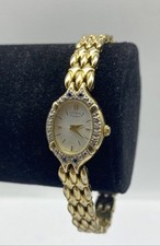 Women's Citizen Elegance Oval 16mm Case Crystal with Blue Stone Bracelet Watch