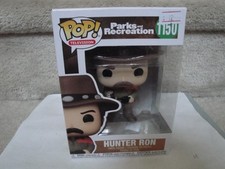 ¡Figura Funko Pop Vinyl Parks And Recreation Hunter Ron #1150 nueva en caja!