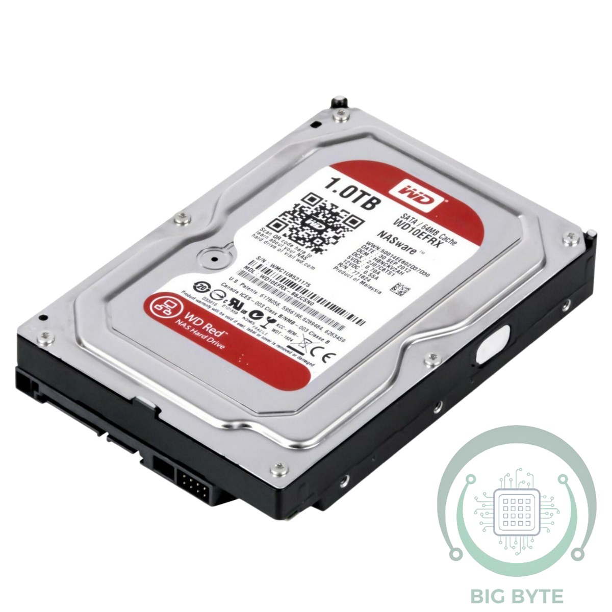 Buy Western Digital WD10EFRX 1TB SATA 3 3.5in Internal Hard