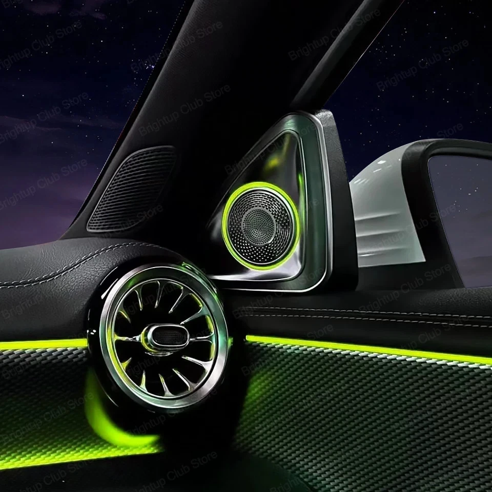 Altavoz 4D LED Tweeter para Mercedes Benz Clase S W222 Luz Ambiental 7/64 Colores Foto 4 de 4