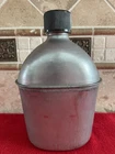 WWII WW2 US Military Steel Canteen Dated 1945 G.P.&F. Co. w/ Cork!