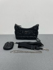 Prada Re-Edition 2005 Gaufre Hobo Bag Calfskin Chain Bag Shoulder Crossbody Auth