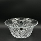 Cristal d Arques Beautiful 24% Genuine Lead Crystal France 9 Inch Bowl
