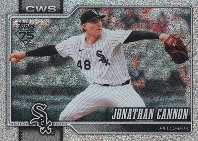2026 Topps Series 2 JONATHAN CANNON Sandglitter -CHICAGO WHITE SOX- #648