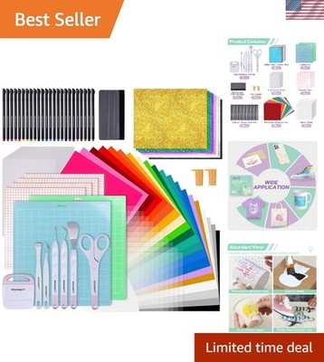 All-in-One Accessories Bundle for Cricut Makers and All Explore Air, 90Pcs Ul...